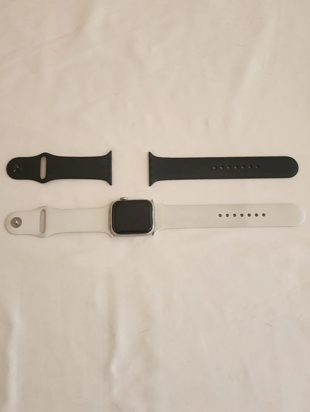 Apple Watch Series 7 41mm Stainless Steel - 92% Battery + 2 Bands And Charger